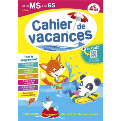 Cahier de vacances : de la...