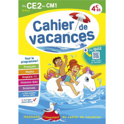 Cahier de vacances : du CE2...